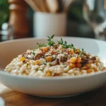 Featured image of Italian mushroom risotto