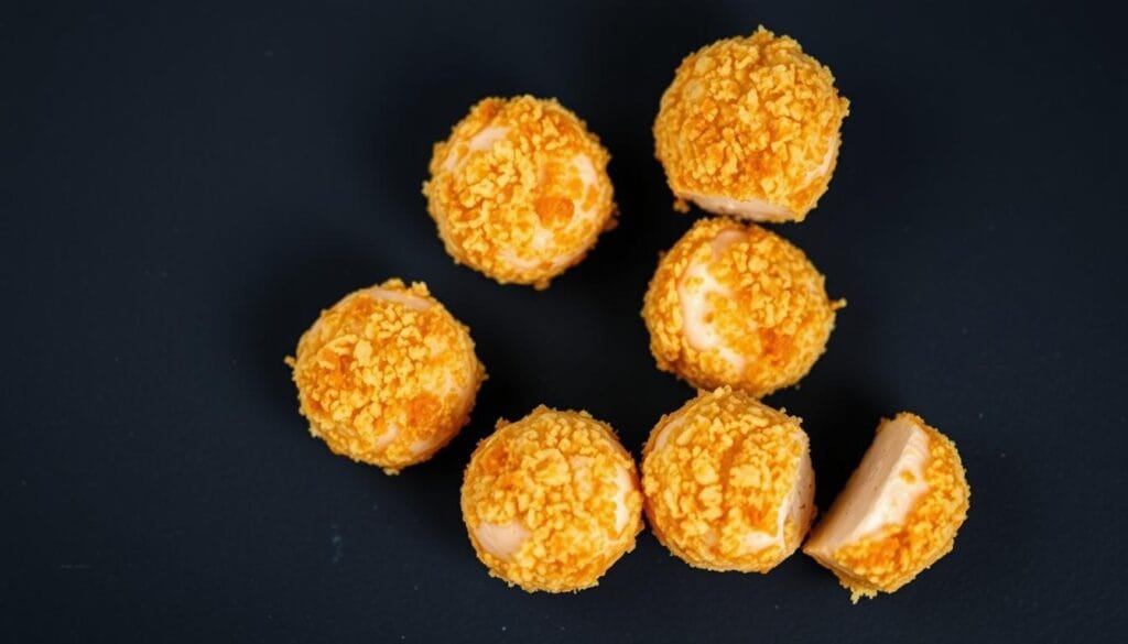 Crispy air fryer salmon bites with panko and parmesan Crispy air fryer salmon bites with panko and parmesan