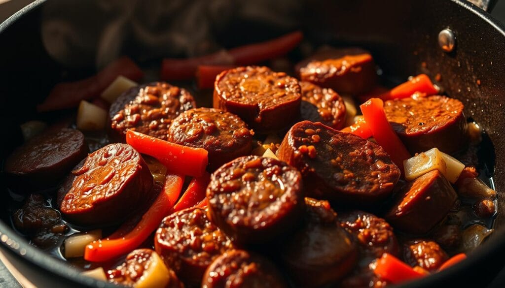 chorizo beef cooking chorizo beef cooking