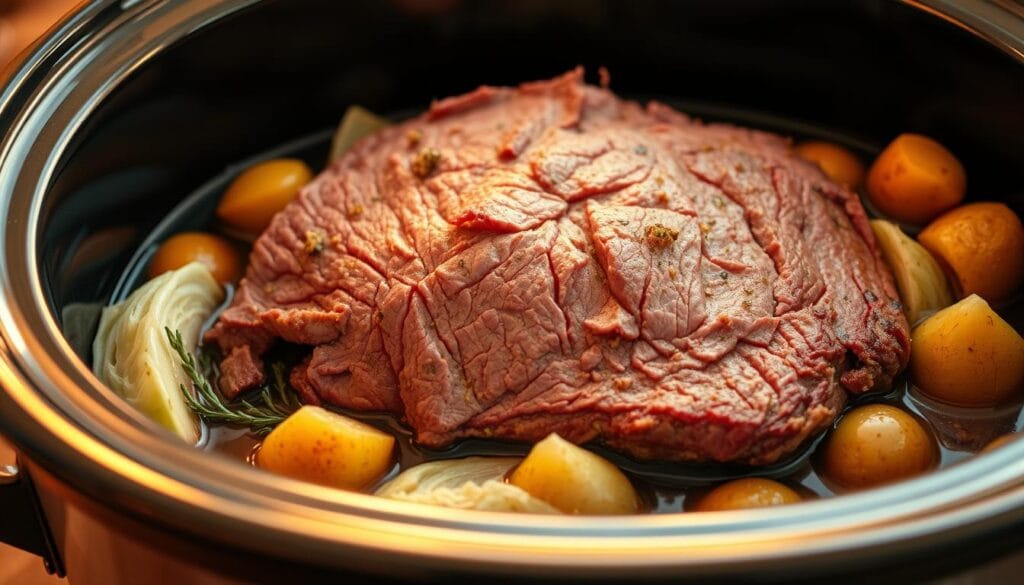 corned beef and cabbage in slow cooker corned beef and cabbage in slow cooker