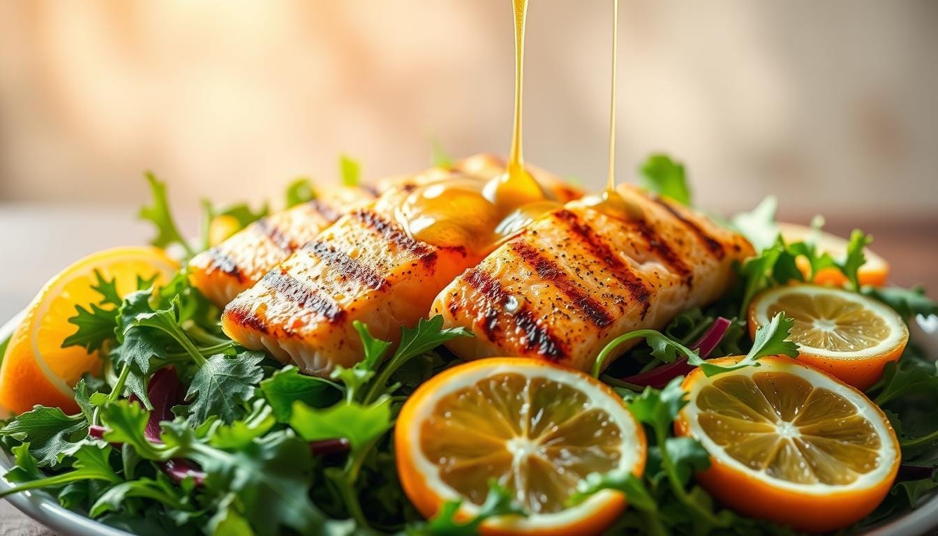 Grilled Salmon Salad: A Tasty Delight 2 grilled salmon salad