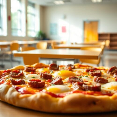 Breakfast Pizza for Schools Your Students Will Love 2 healthy breakfast pizza recipe for school cafeterias