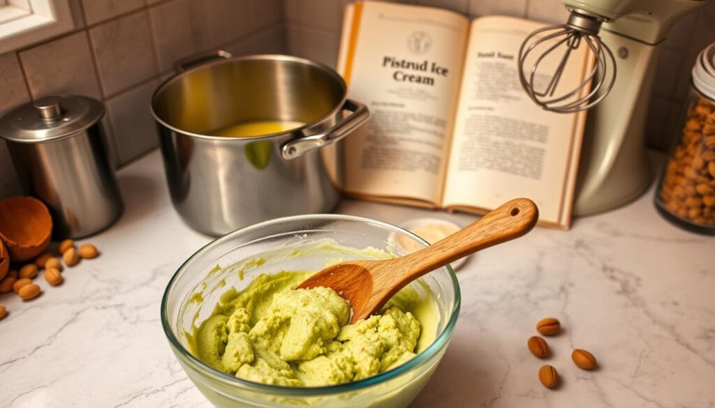pistachio ice cream recipe steps pistachio ice cream recipe steps