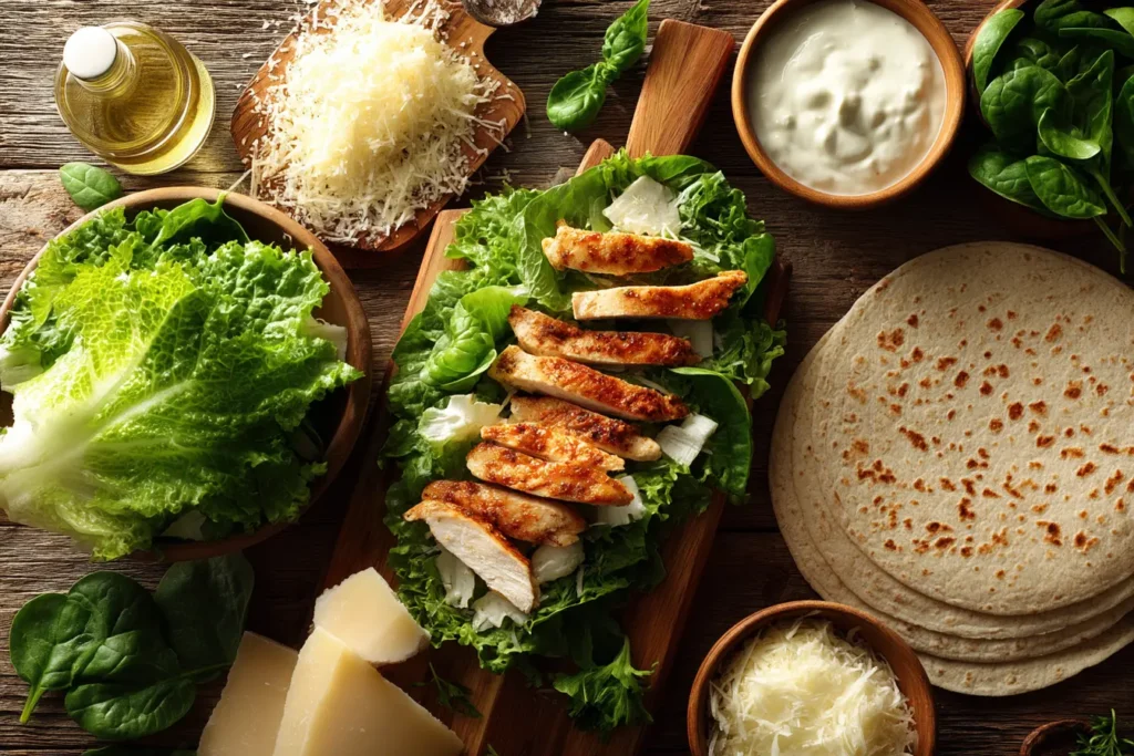 Chicken Caesar Wrap Calories: What You Need to Know Before You Take a Bite 4 Ingredients for a Lighter Caesar Wrap