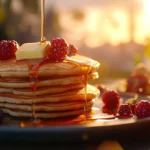 Fluffy Pancakes with Syrup and Butter 150x150 1