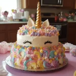 Magical Unicorn Cake on Pastel Table 150x150 1