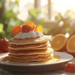 Perfect Pancakes with Whipped Cream and Fruit 150x150 1