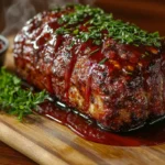 Perfectly Smoked Meatloaf on Wooden Board 150x150 1