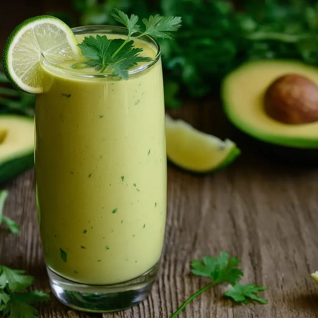 7 Green Smoothies to Burn Belly Fat and Lose Weight Fast 6 Avocado Parsley Detox Smoothie