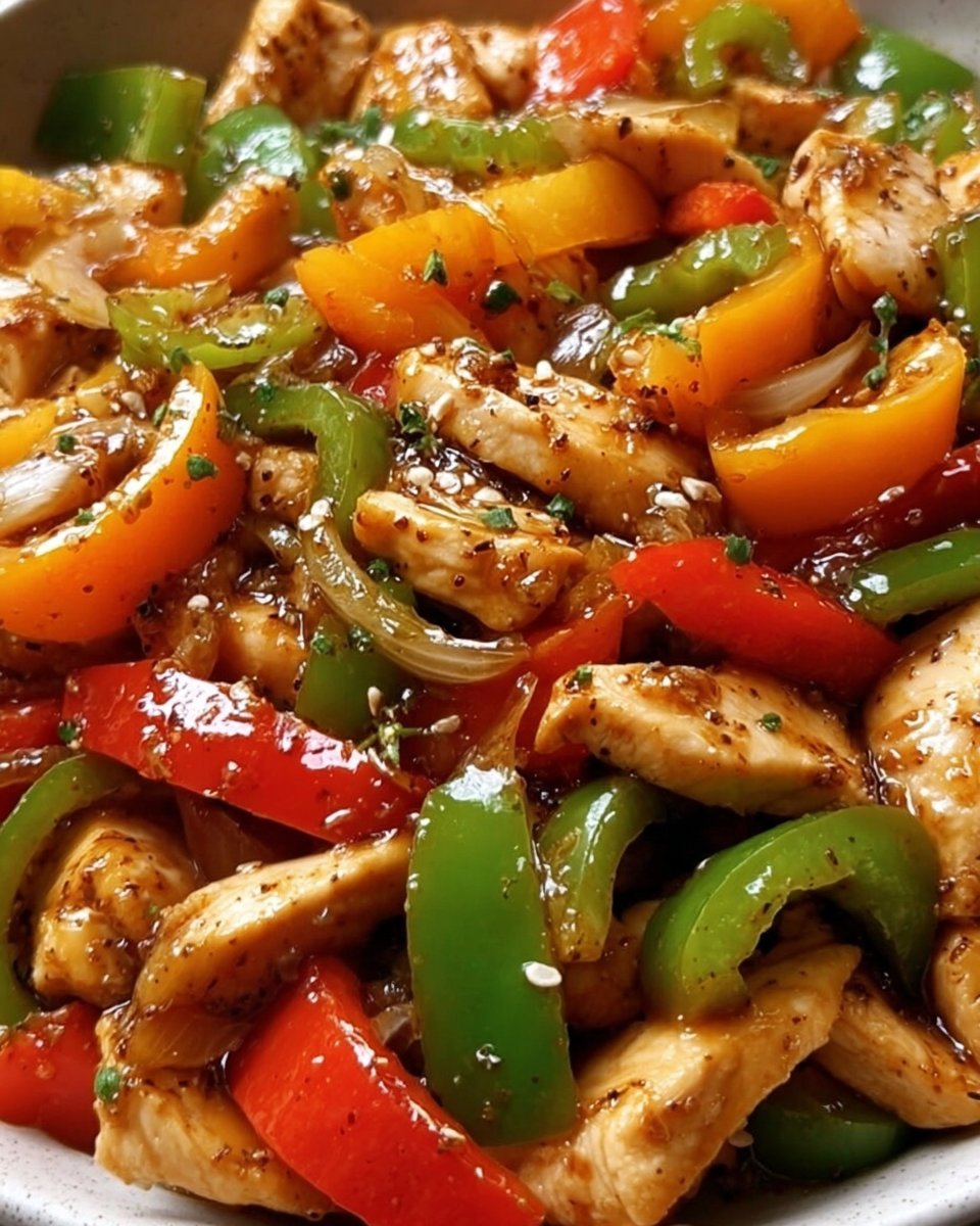 Pepper Chicken Stir-Fry 2 Pepper Chicken Stir-Fry