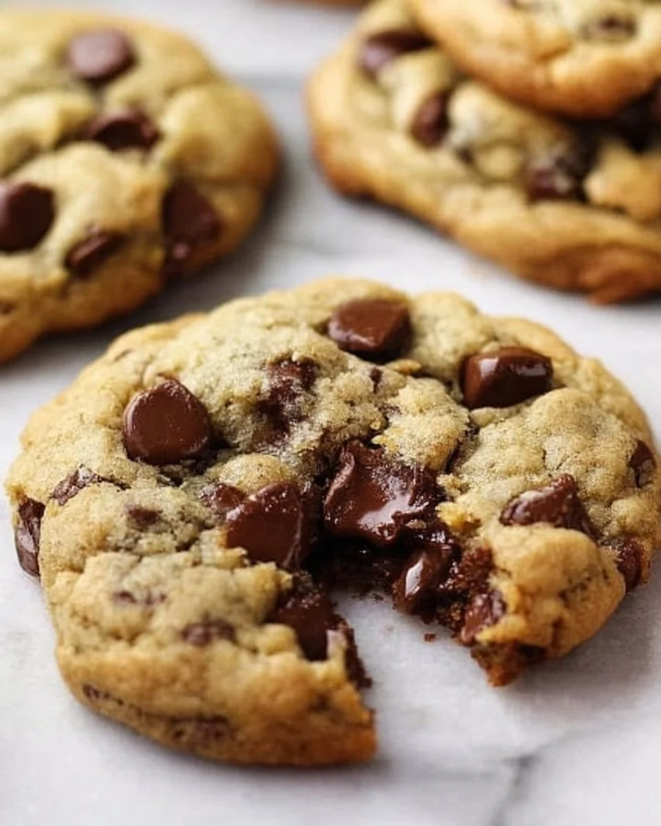 Chocolate Chip Cookies 2 Freshly baked chocolate chip cookies on a cooling rack