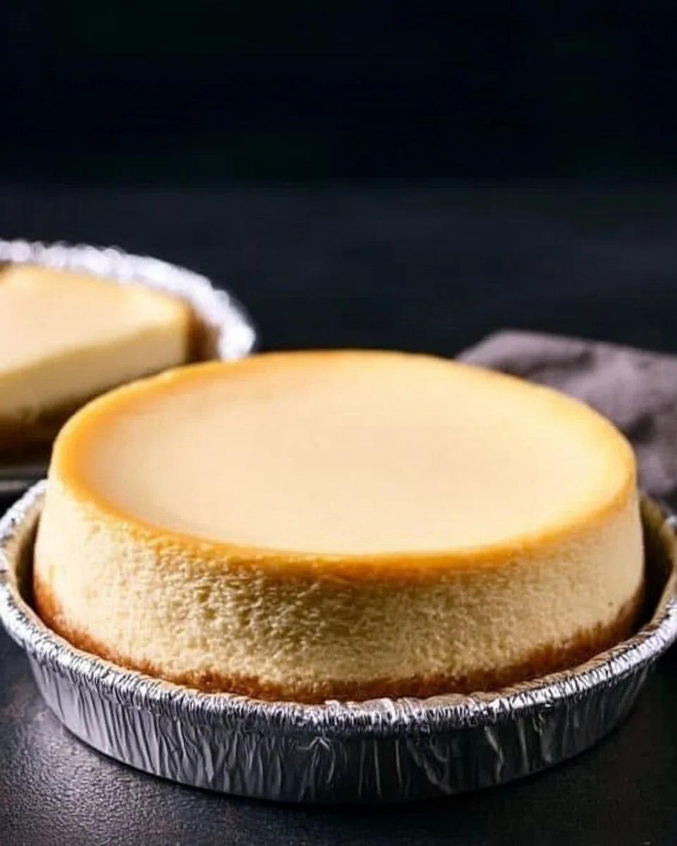 Easy New York Cheesecake 2 A slice of easy New York Cheesecake, showcasing its creamy texture and graham cracker crust.