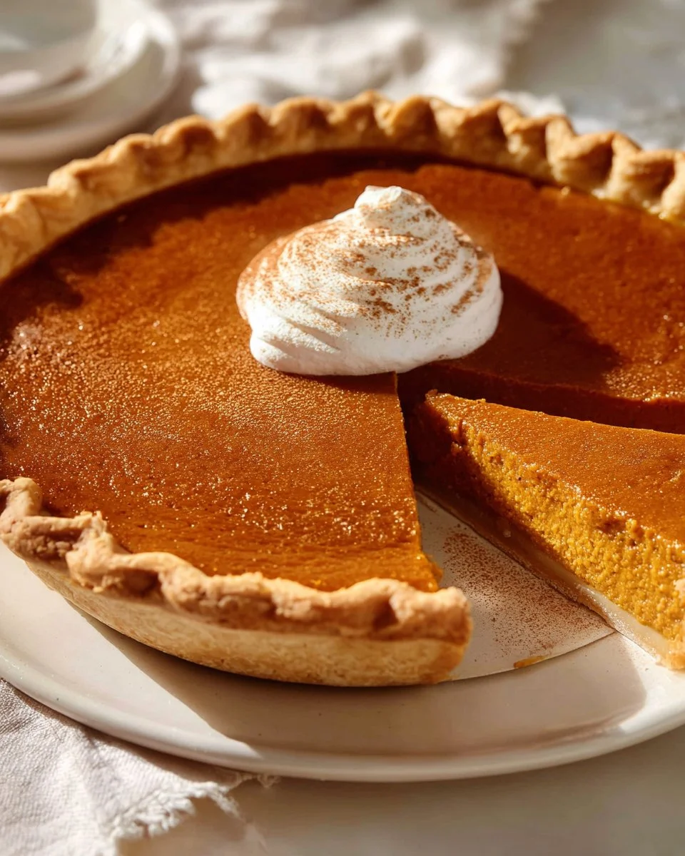Perfect Pumpkin Pie 2 Deliciously perfect pumpkin pie with a golden crust and creamy filling.
