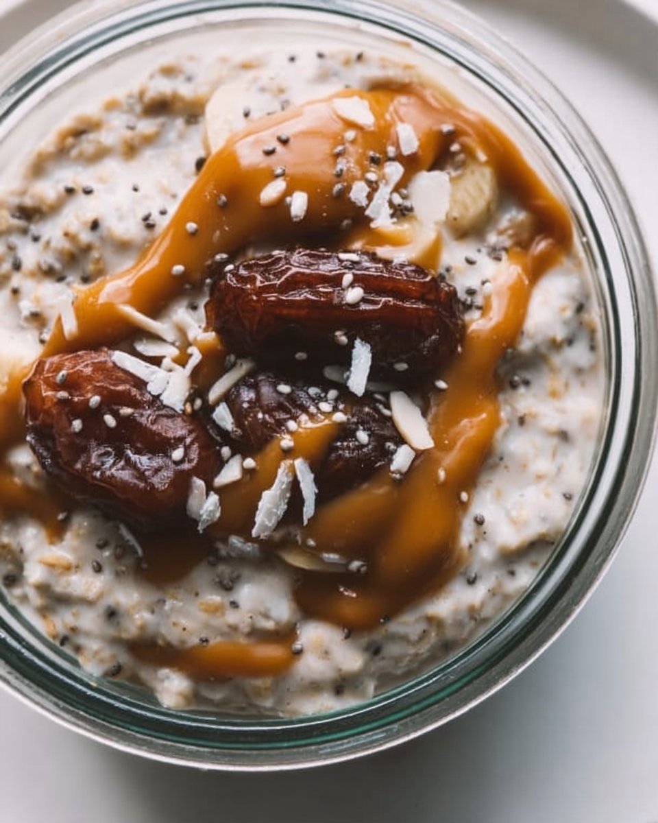 Salted Caramel Overnight Oats 2 Salted Caramel Overnight Oats