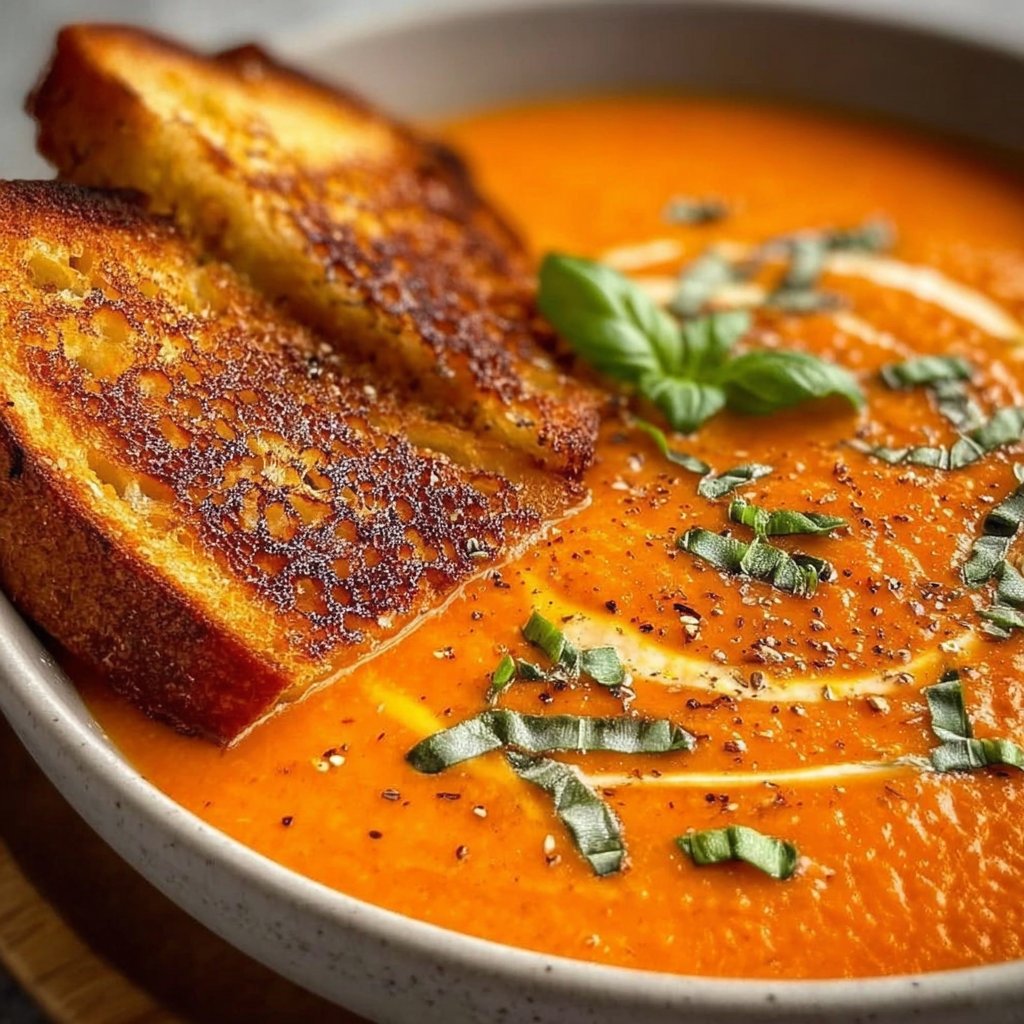 Roasted Tomato Soup 2 Roasted Tomato Soup