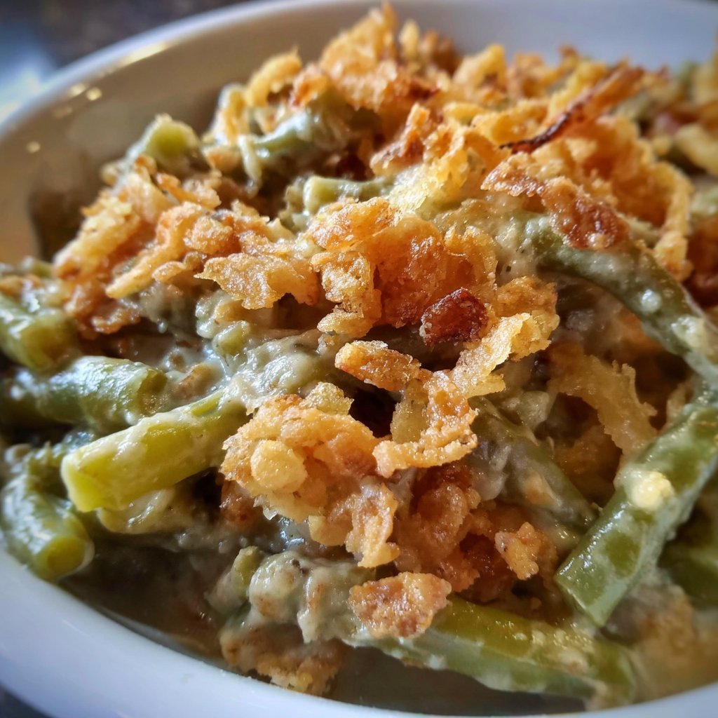 Classic Campbells Green Bean Casserole
