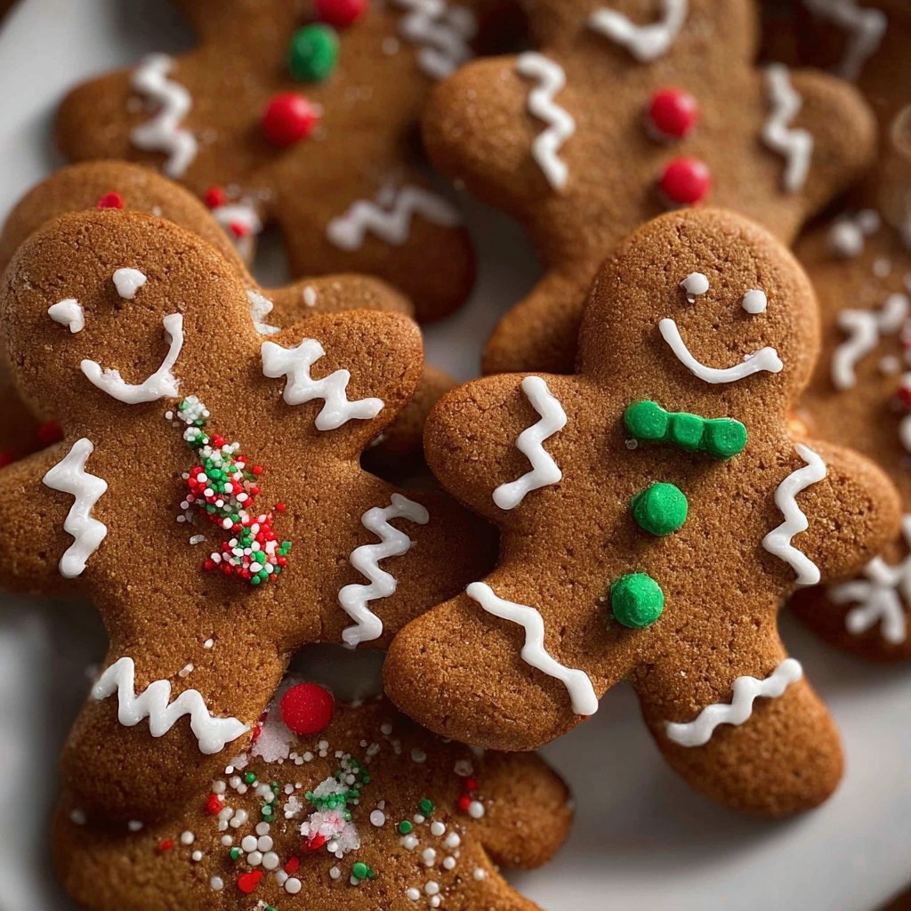 Soft & Chewy Gingerbread Men Cookies