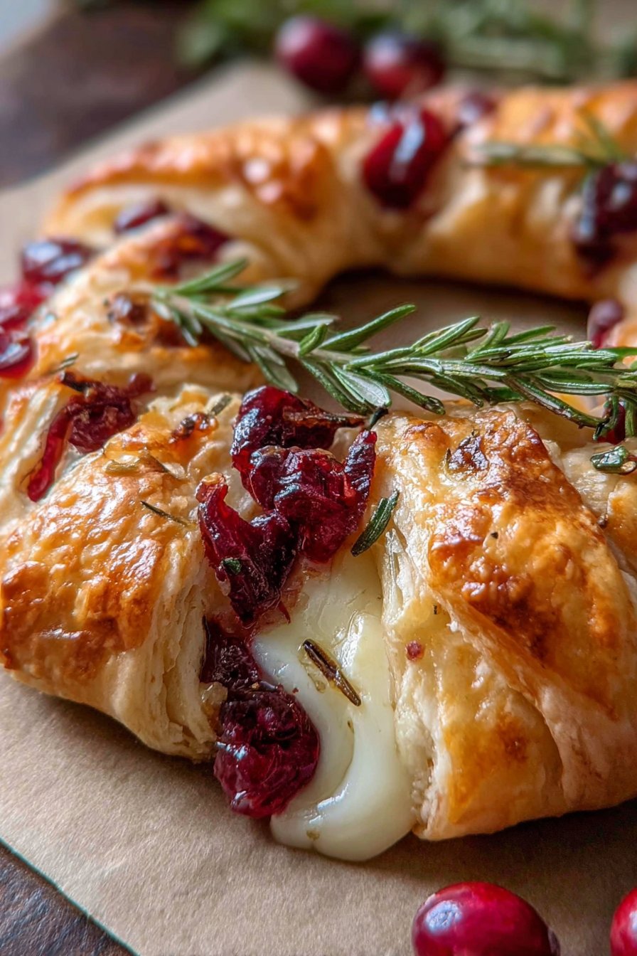 Cranberry Brie Wreath