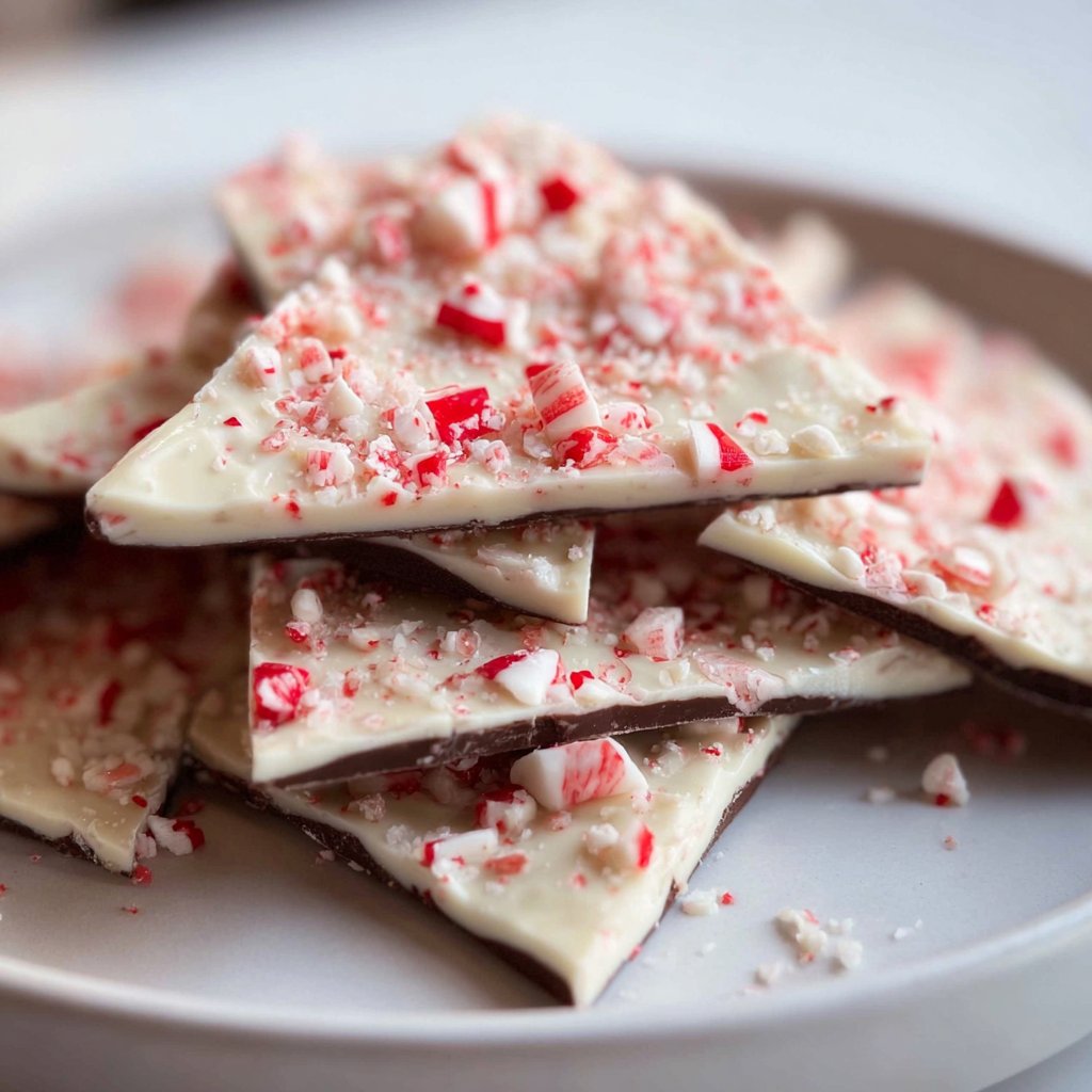 Salted Peppermint Chocolate Bark 2 Salted Peppermint Chocolate Bark
