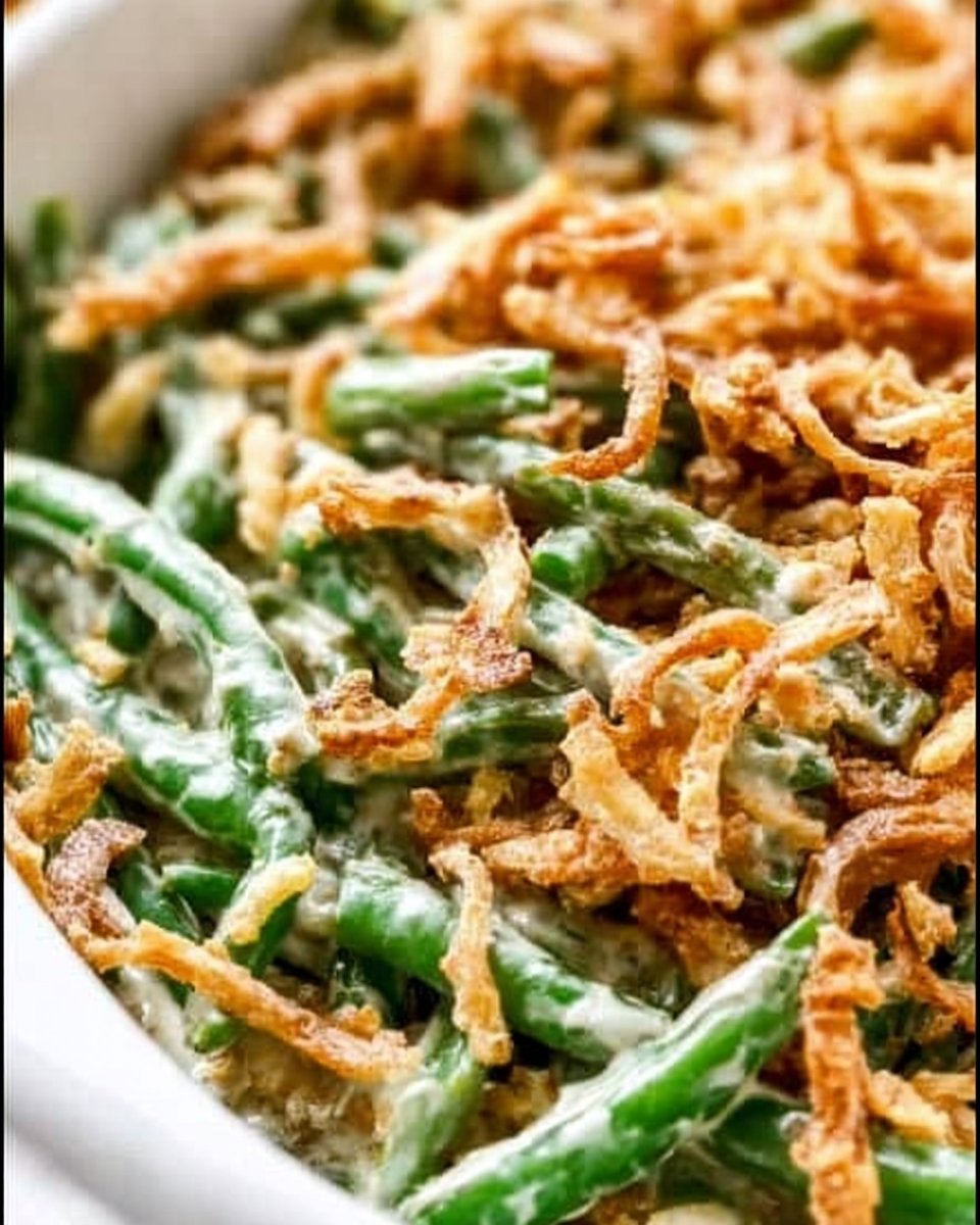 Fresh Green Bean Casserole