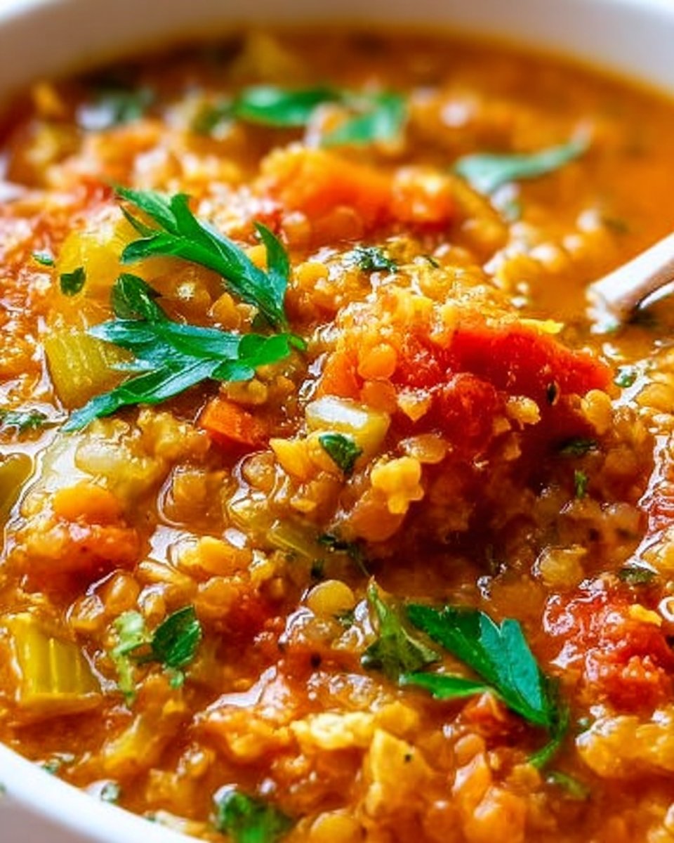 Vegan Red Lentil Stew 2 Vegan Red Lentil Stew