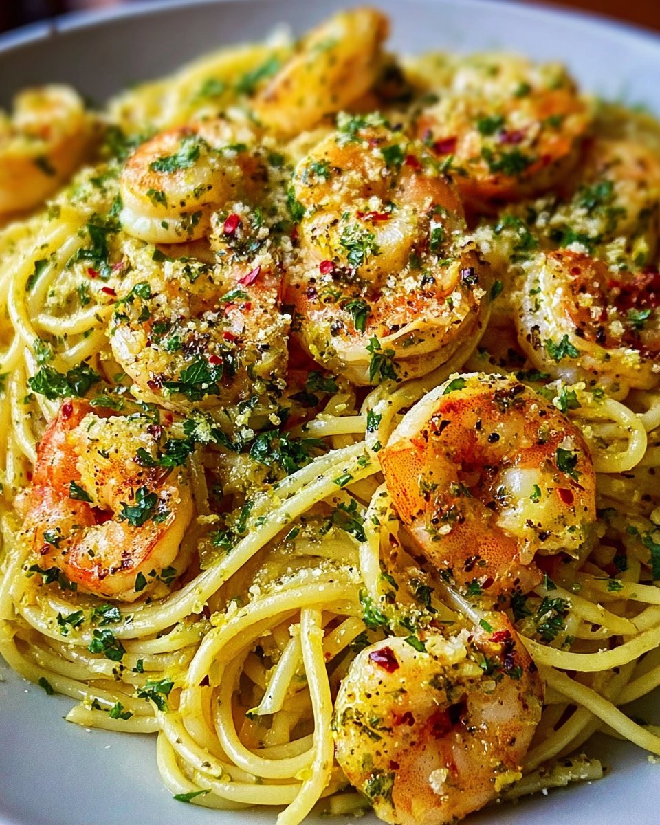 Easy Garlic Shrimp Pasta 2 Easy Garlic Shrimp Pasta