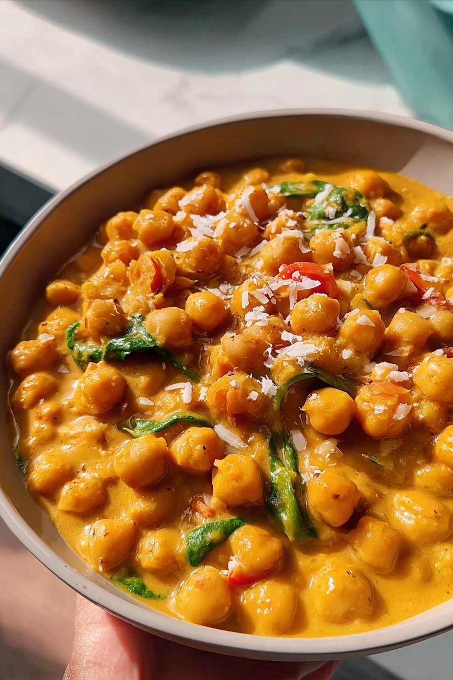 Creamy Vegan Coconut Chickpea Curry