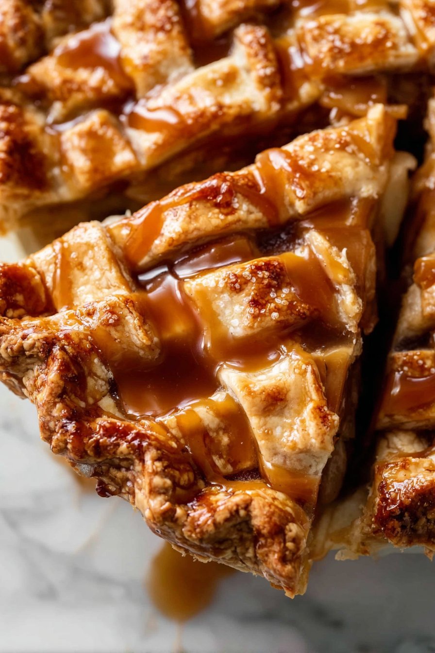Salted Caramel Apple Pie