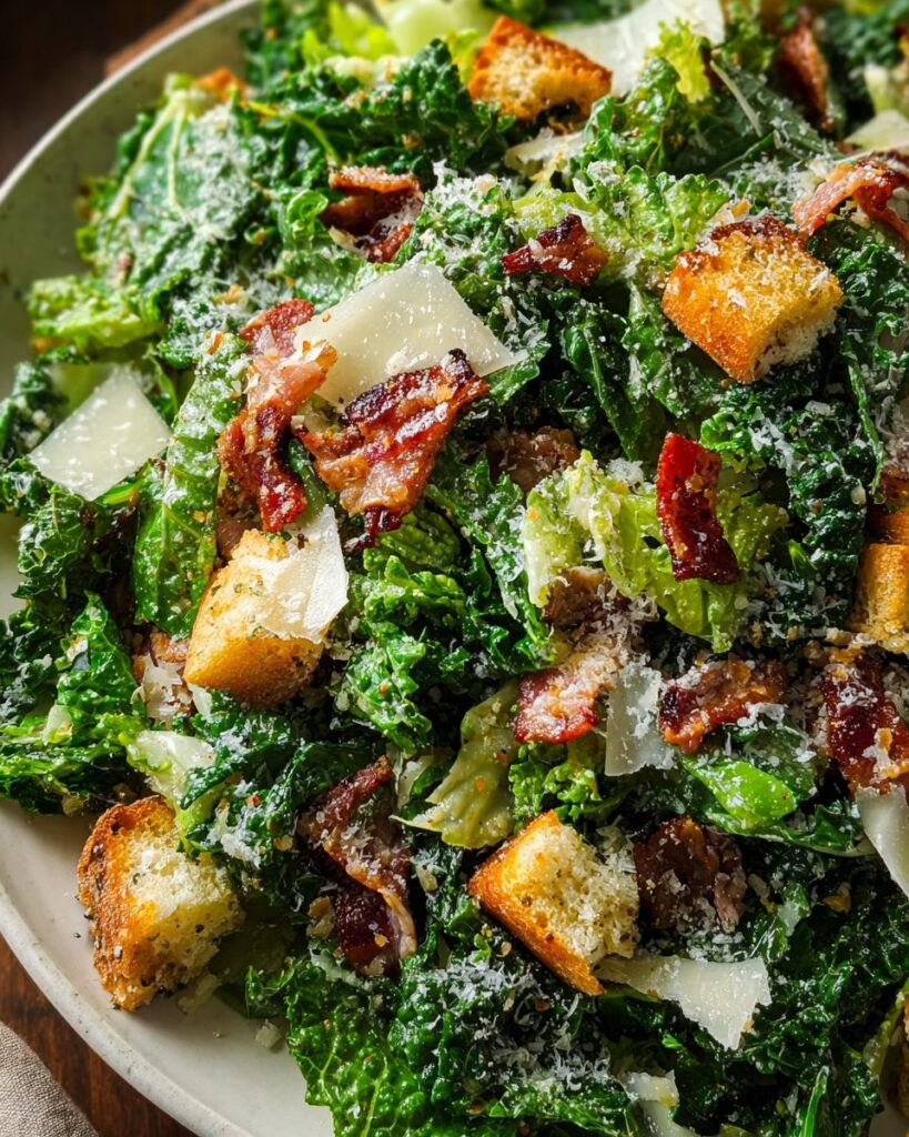 Roasted Garlic & Kale Caesar Salad 2 KOO8U8lQpVzJ2VGxHqL11kxkgGkPCtmE9IoN0P5C