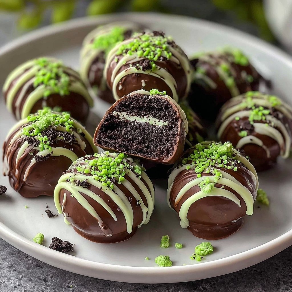 Mint Oreo Truffles 2 Mint Oreo Truffles