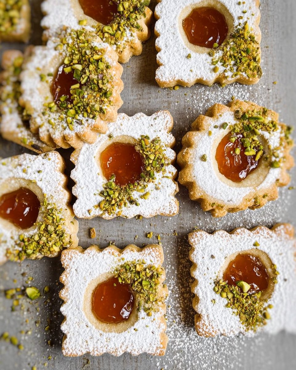 Linzer Tart Cookies 2 Linzer Tart Cookies