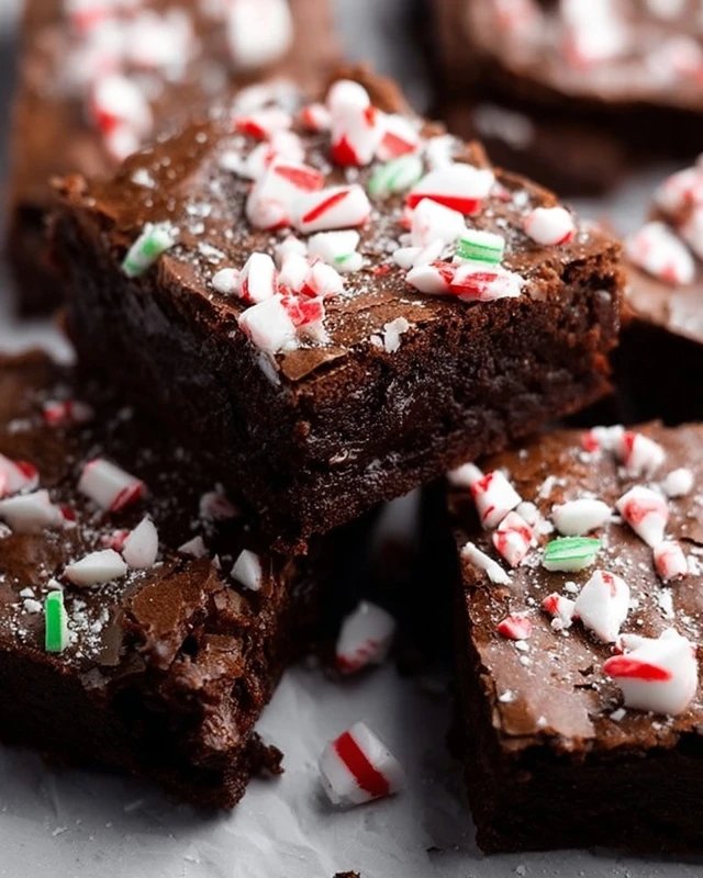 Fudgy Peppermint Brownies