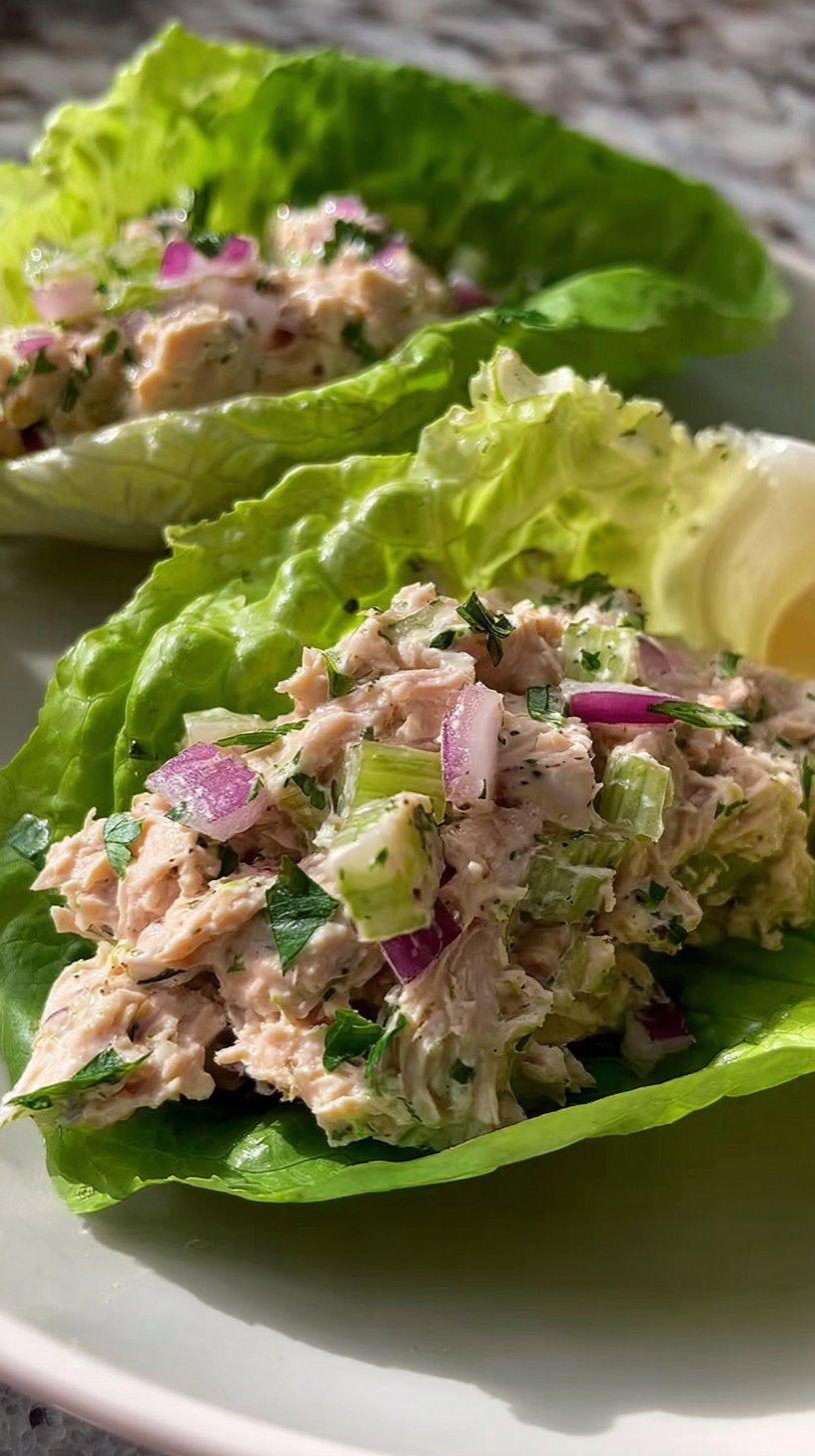 Tuna Lettuce Wraps