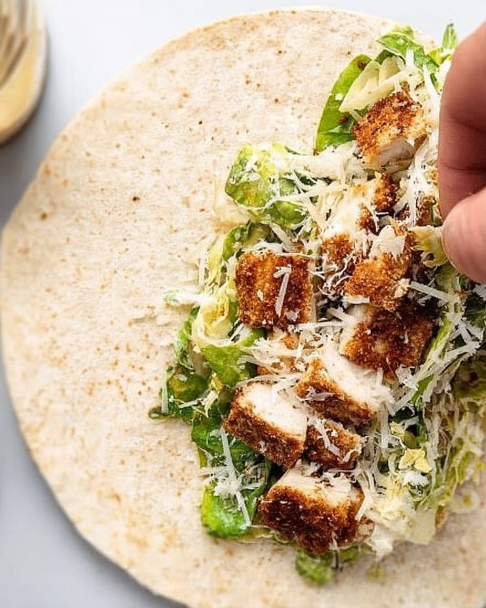 Chicken Caesar Wrap 2 Chicken Caesar Wrap
