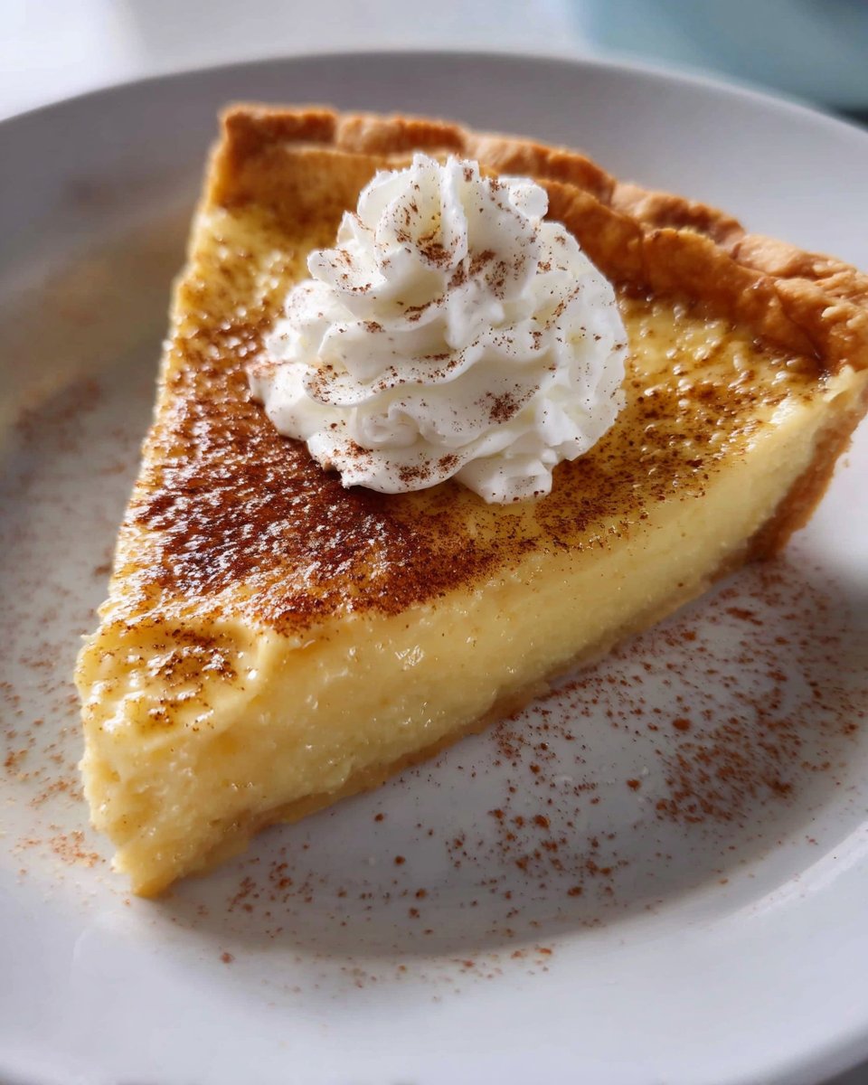 Holiday Eggnog Custard Pie 2 Holiday Eggnog Custard Pie