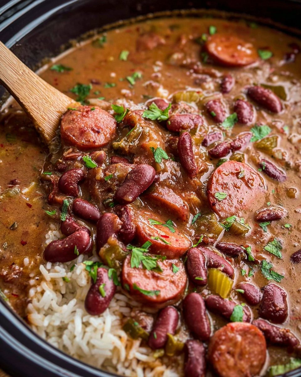 Creamy Cajun Spiced Red Beans and Rice