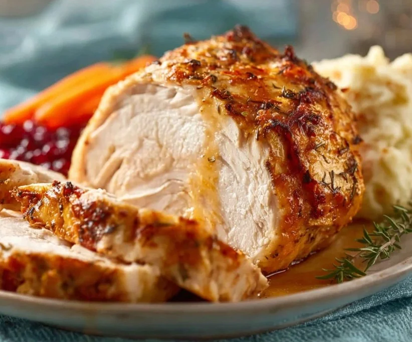 Baked Turkey for Thanksgiving 3 Deliciously baked turkey ready for Thanksgiving dinner