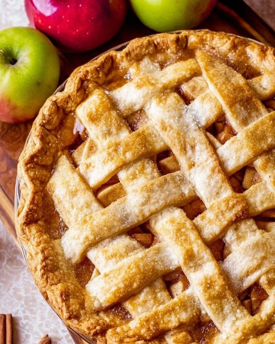 Best Homemade Apple Pie 3 Delicious homemade apple pie with a golden crust and cinnamon spice