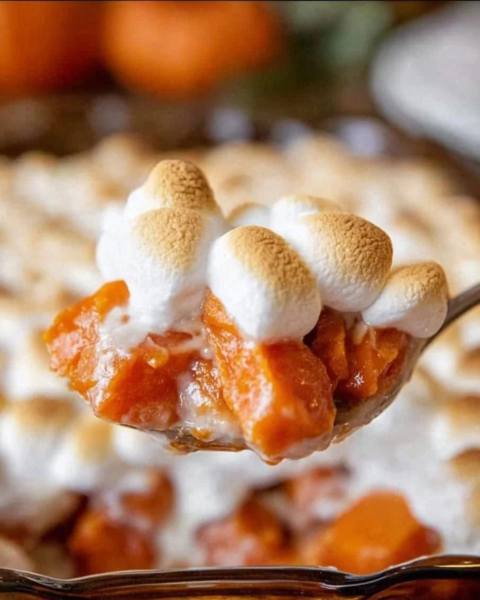 Candied Sweet Potatoes 3 Deliciously prepared candied sweet potatoes dish topped with glaze.