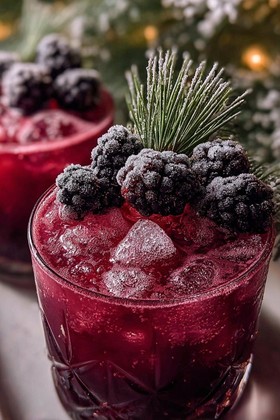 Blackberry Ginger Sparkler