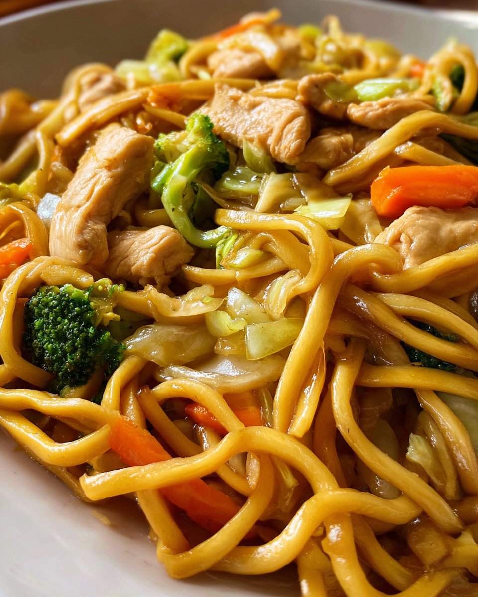 Chicken noodle stir fry 2 Chicken noodle stir fry