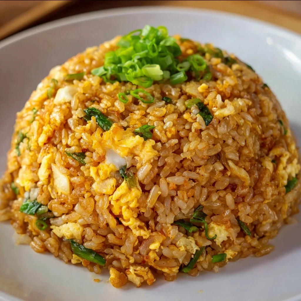 Easy 10-Minute Fried Rice 3 Bowl of quick and easy 10-minute fried rice with colorful vegetables and eggs