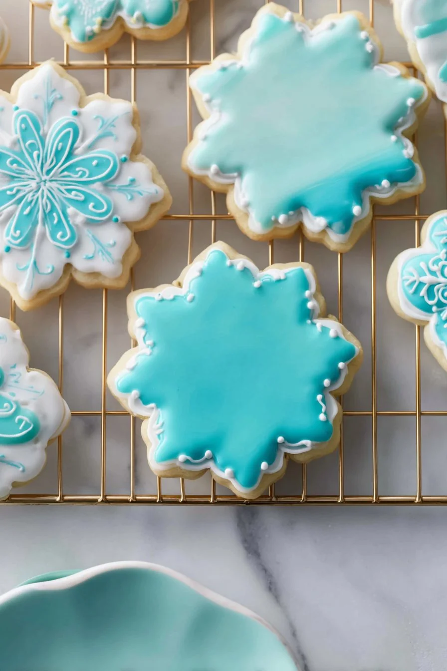 Famous Royal Icing 3 Beautifully decorated cookies with famous royal icing for festive occasions.