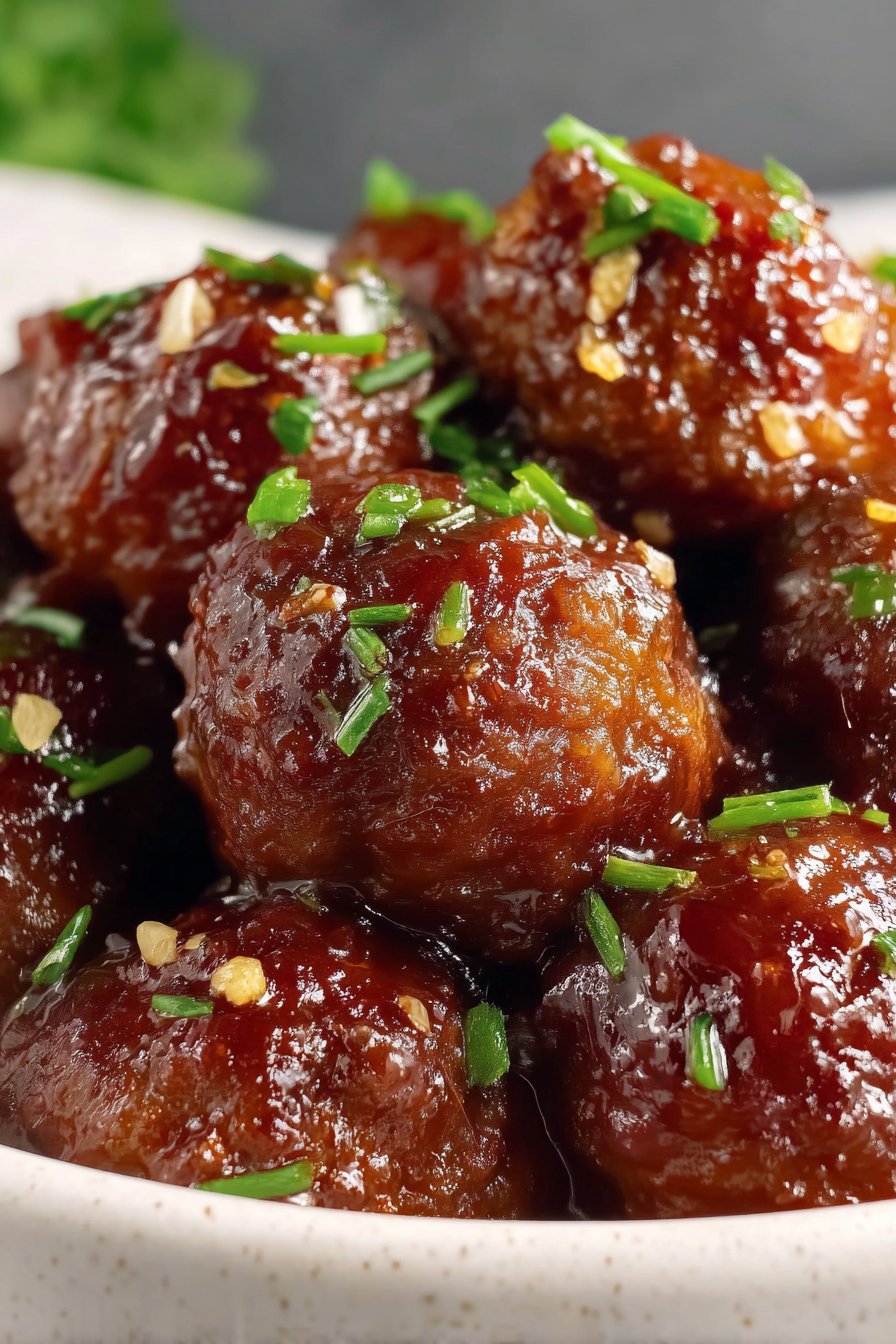 Crock Pot Honey Garlic Meatballs