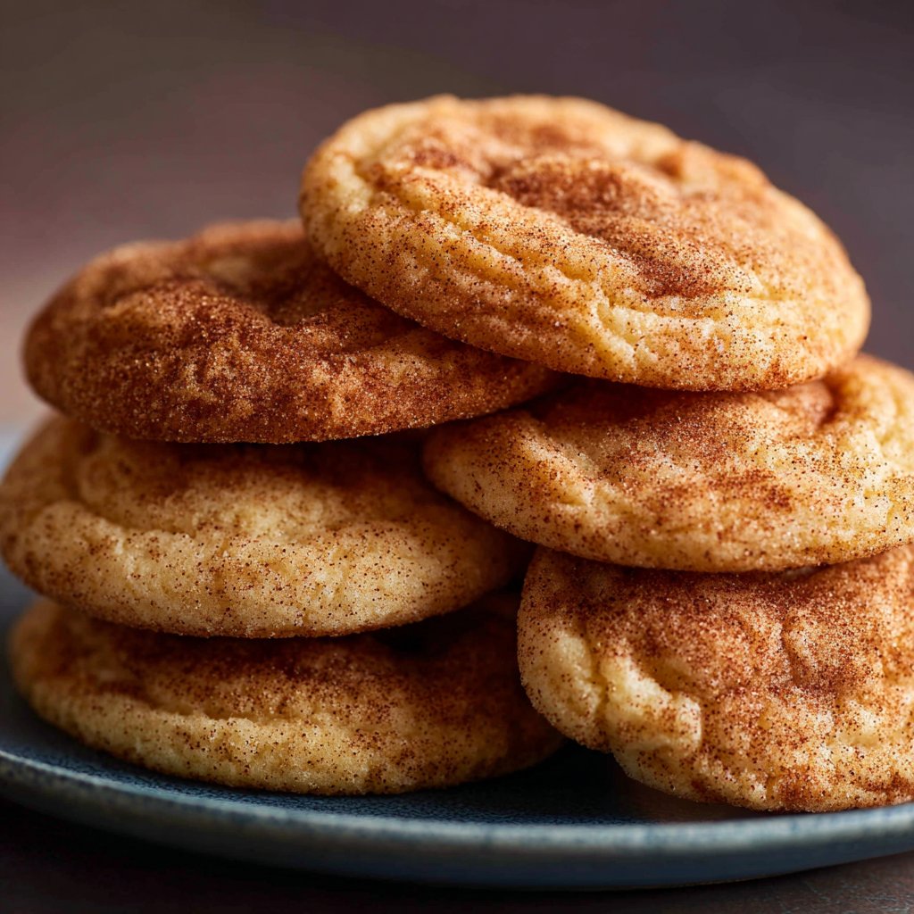 Chewy Snickerdoodle Cookies