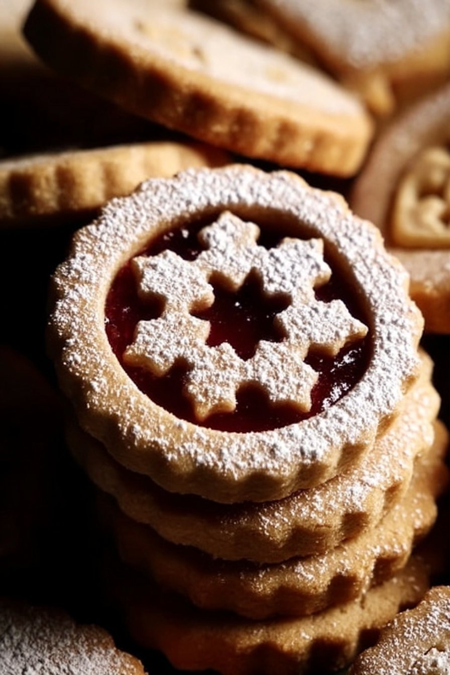 Linzer Cookies 2 Linzer Cookies