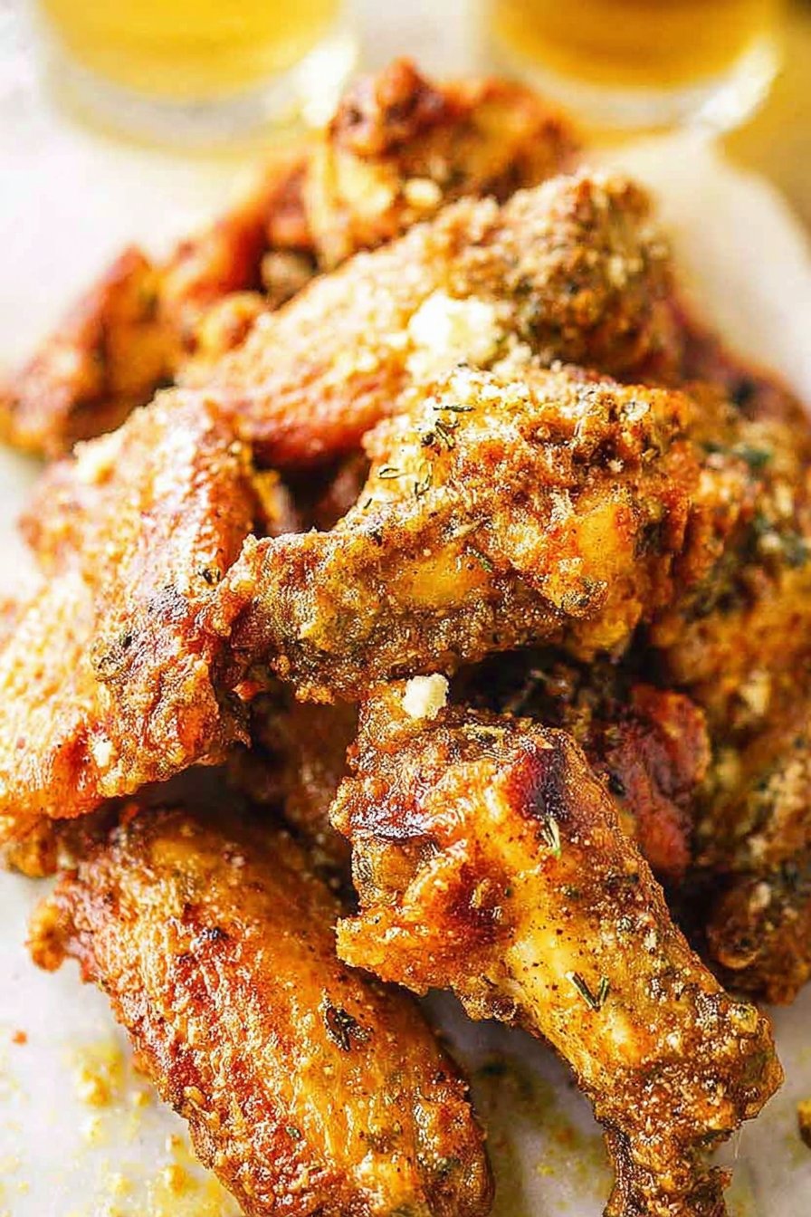 Garlic Parmesan Chicken Wings