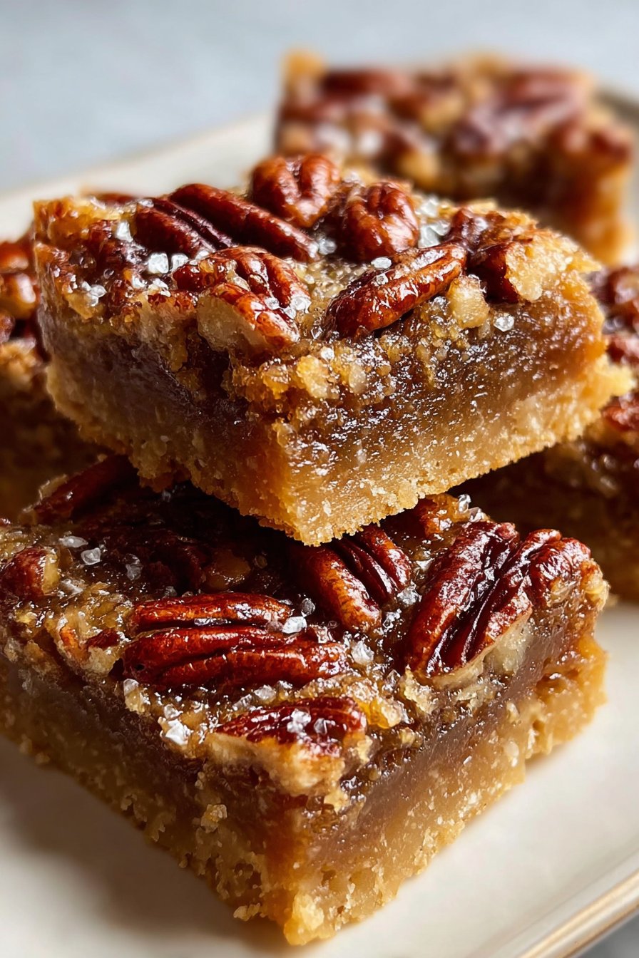 Lazy Girl Pecan Pie Bars