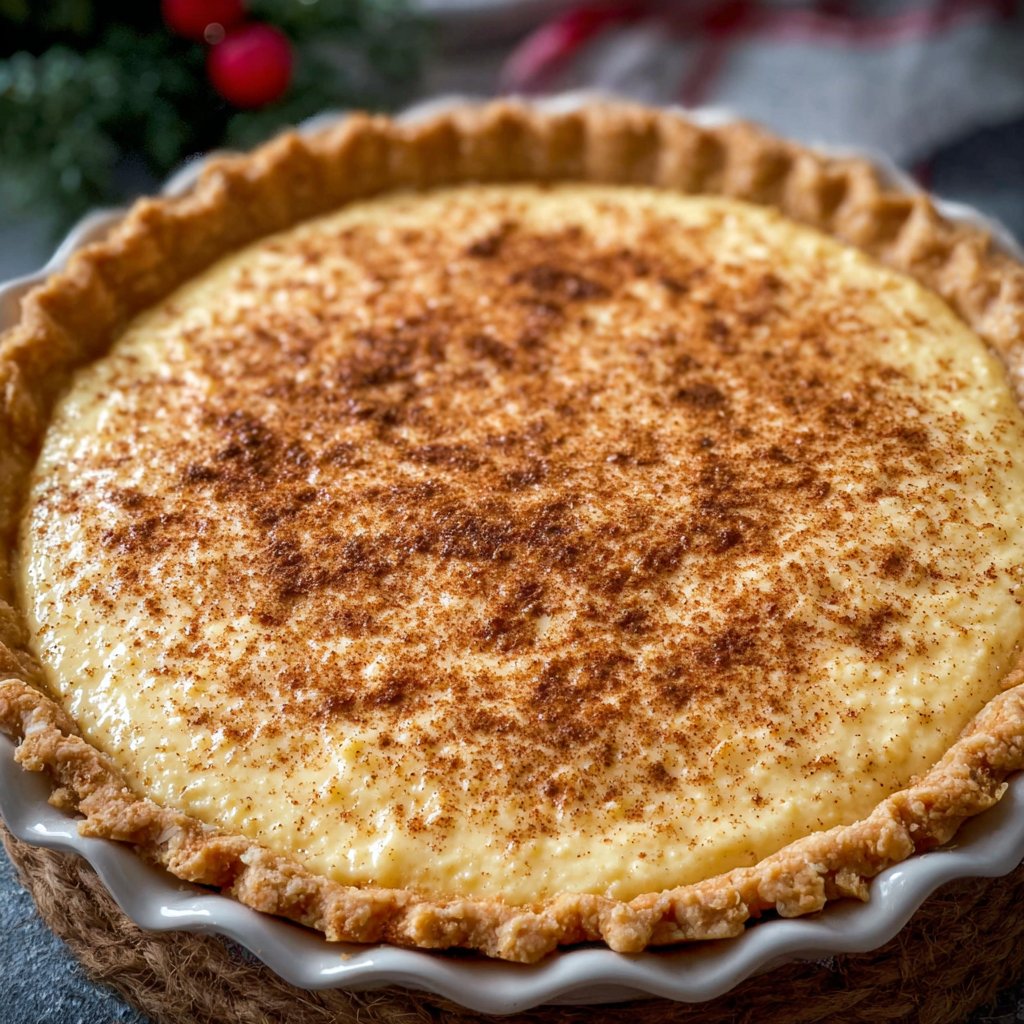 Eggnog Cream Pie