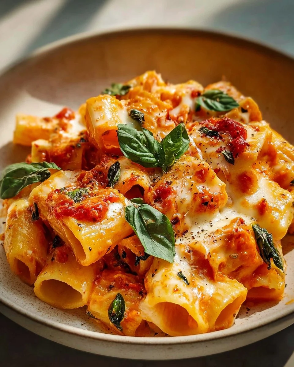 Pasta Sorrentina: Un'Incredibile Ricetta Ultima per Comfort Food 3 Delicious Pasta Sorrentina, a comforting Italian dish with melted cheese and rich flavors.
